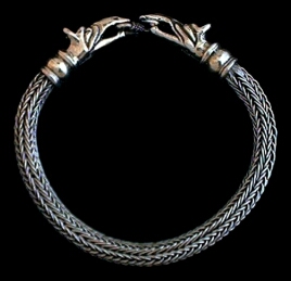 viking plaited bracelet