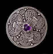 Amethyst Blossom Broach