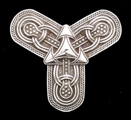Trefoil Broach Sterling Silver