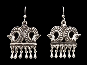 Finnish Horse Earrings Sterling Silver