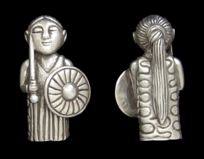 Valkyrie pendant viking age find harby denmark