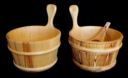 Hand made finnish sauna bucket